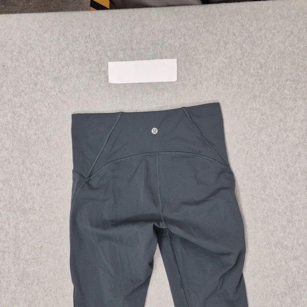 Lululemon Women Activewear Pants 6 Teal‎ Train Times Crop Yoga Legging